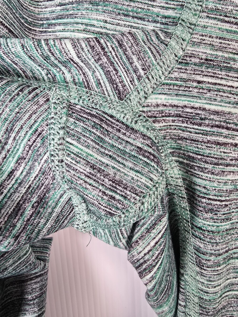 NWOT Lululemon Wunder Under Hi Rise Space Dye Camo Alberta Lake Fresh Teal Size4 - Picture 7 of 12